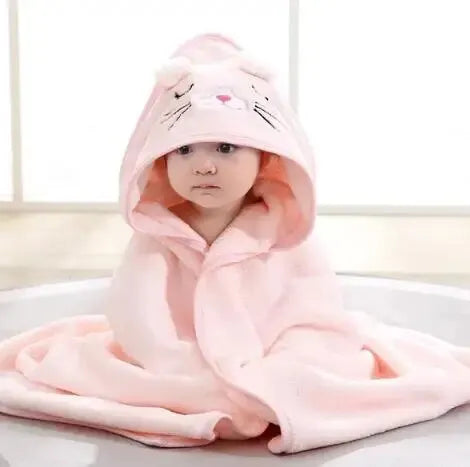 Cute Toddler Hooded Towel
