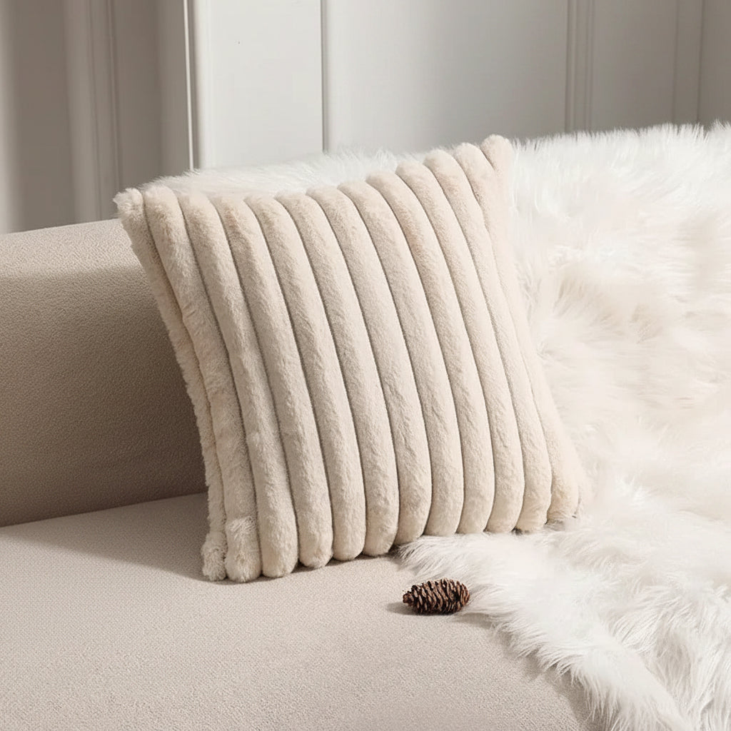 Faux Fur Cushion Cover – Luxury Fluffy Decor