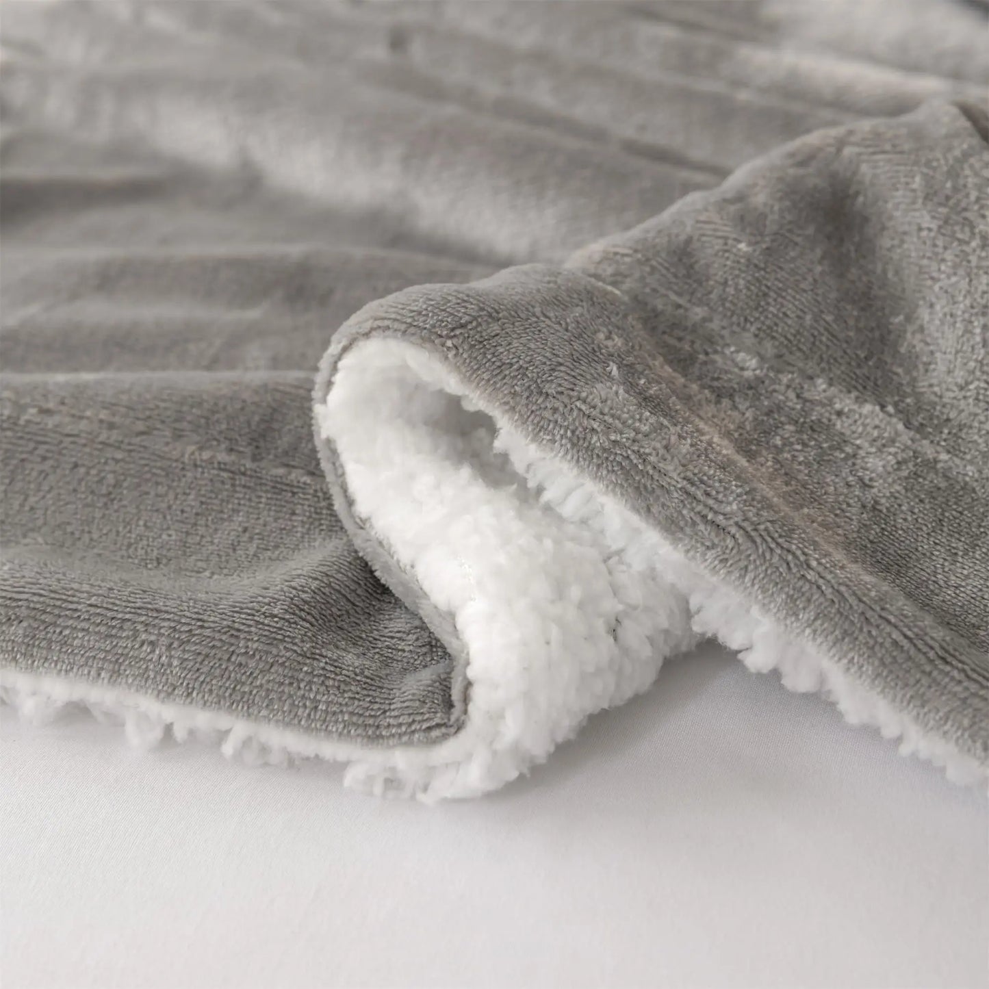 Luxury Reversible Sherpa Blanket – King Size