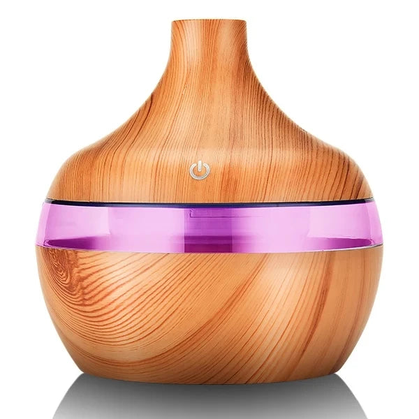 CalmHaven Ultrasonic Aroma Diffuser – 300ml Cool Mist Electric Humidifier for Relaxing Spaces