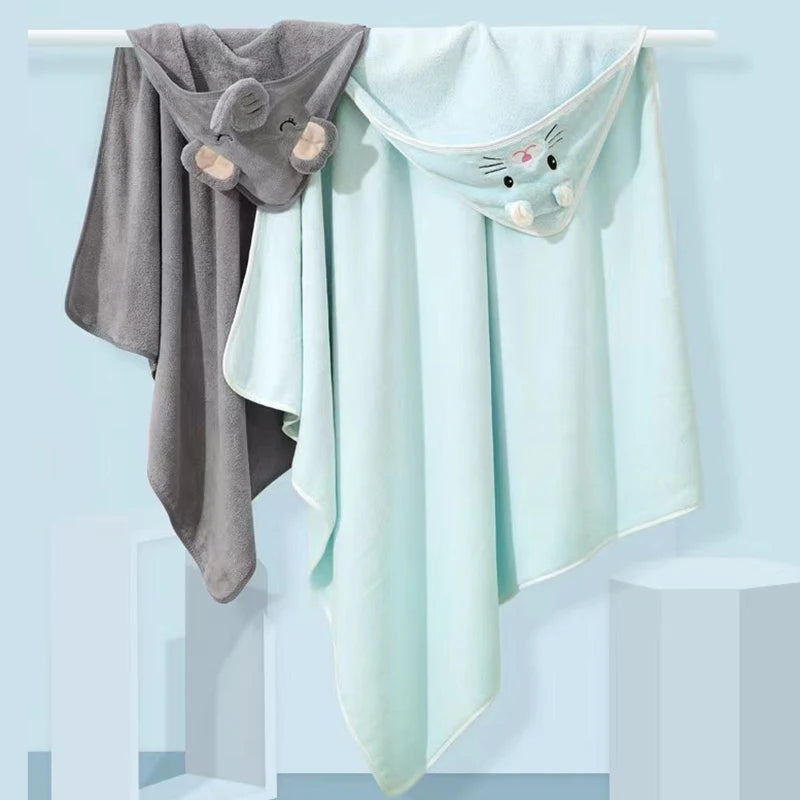 Cute Toddler Hooded Towel