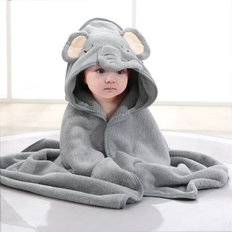 Cute Toddler Hooded Towel