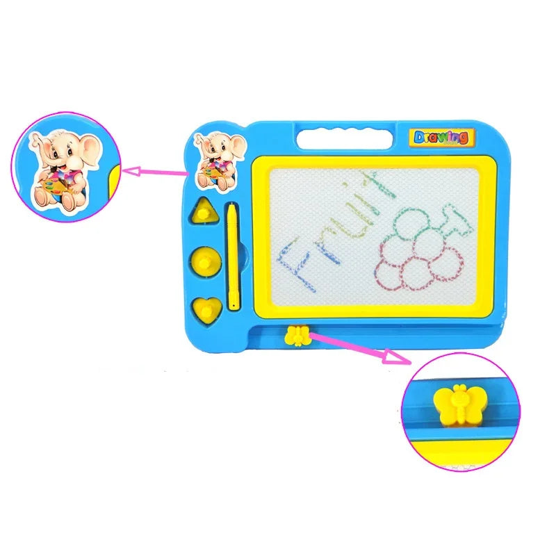 KidSketch Magnetic Drawing Toy – Colourful Graffiti Board for Early Learning & Creative Fun