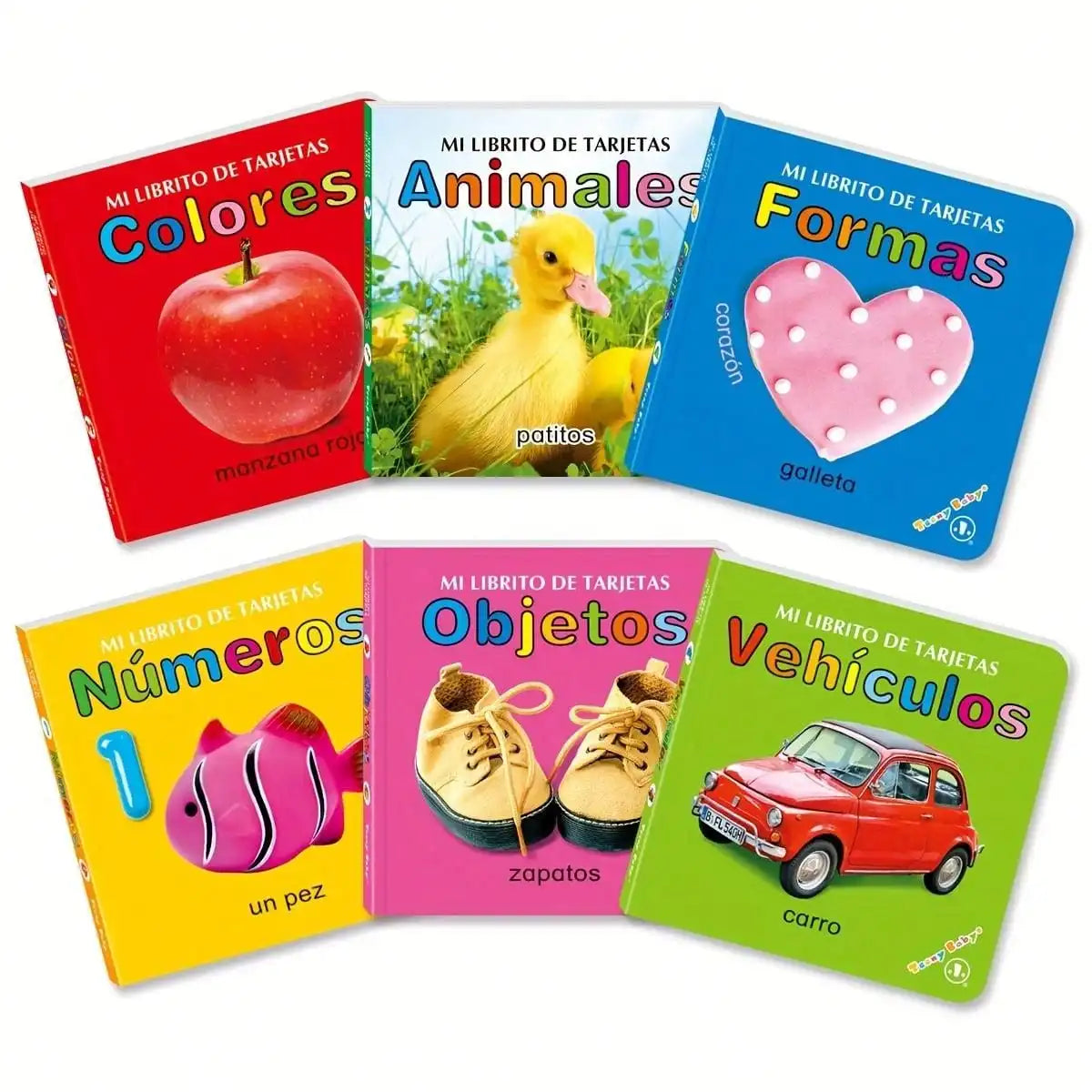 Interactive Baby Card Books – Colourful Sensory Toys for Newborn Development & Early Learning