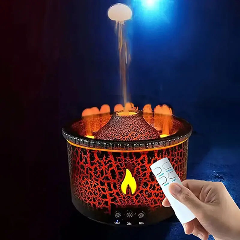 VolcanoGlow – Volcano Aroma with Relaxing LED Light