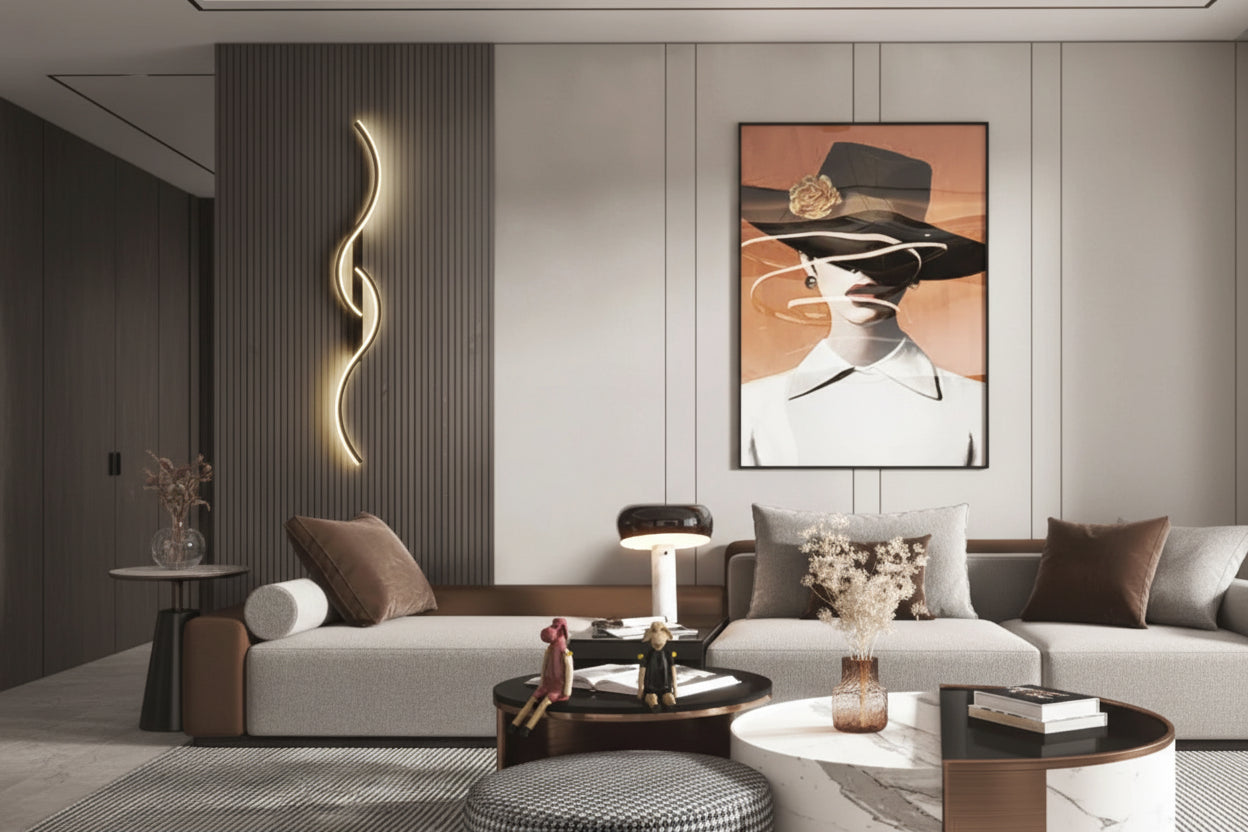 AuraLine Wall Lamp – Minimalist Ambient Lighting