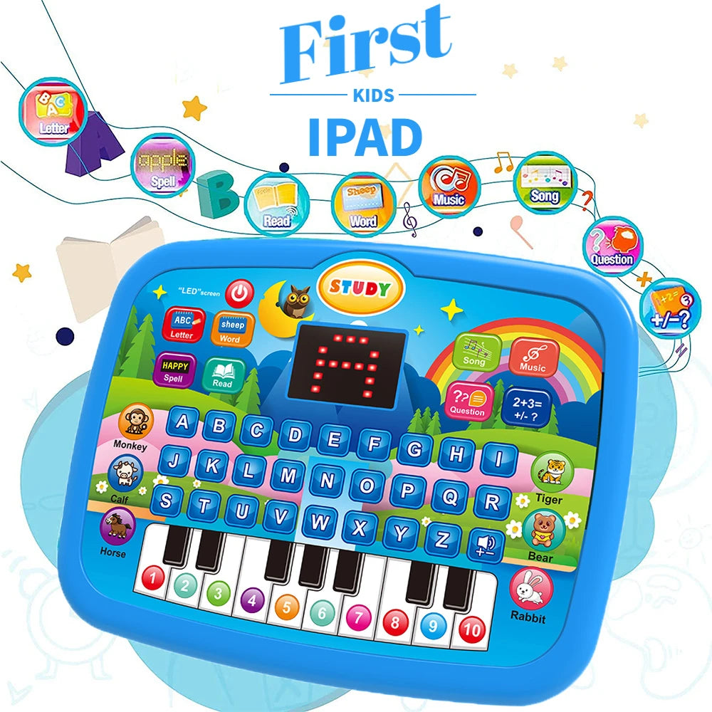 SmartFun 3-in-1 Educational Tablet – Interactive Literacy, Maths & Musical Toy for Kids Aged 3 and Up