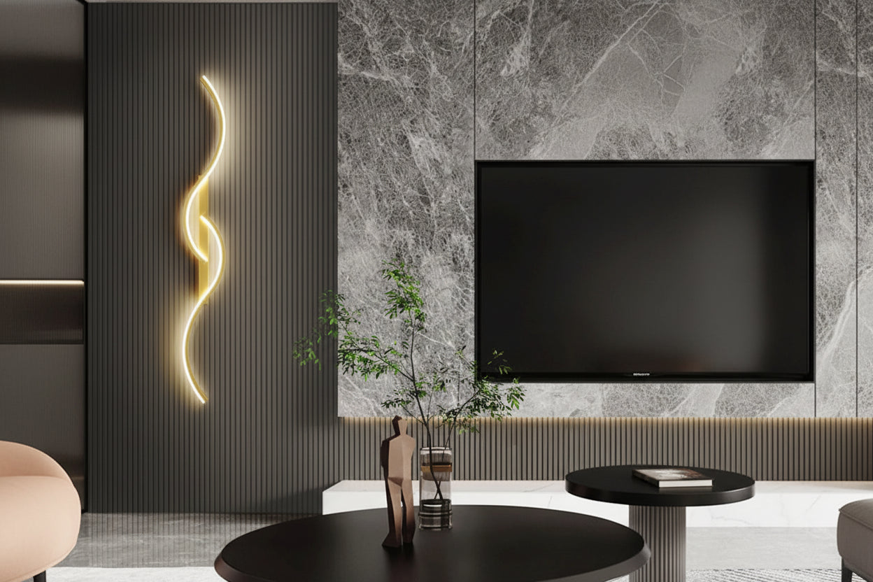 AuraLine Wall Lamp – Minimalist Ambient Lighting