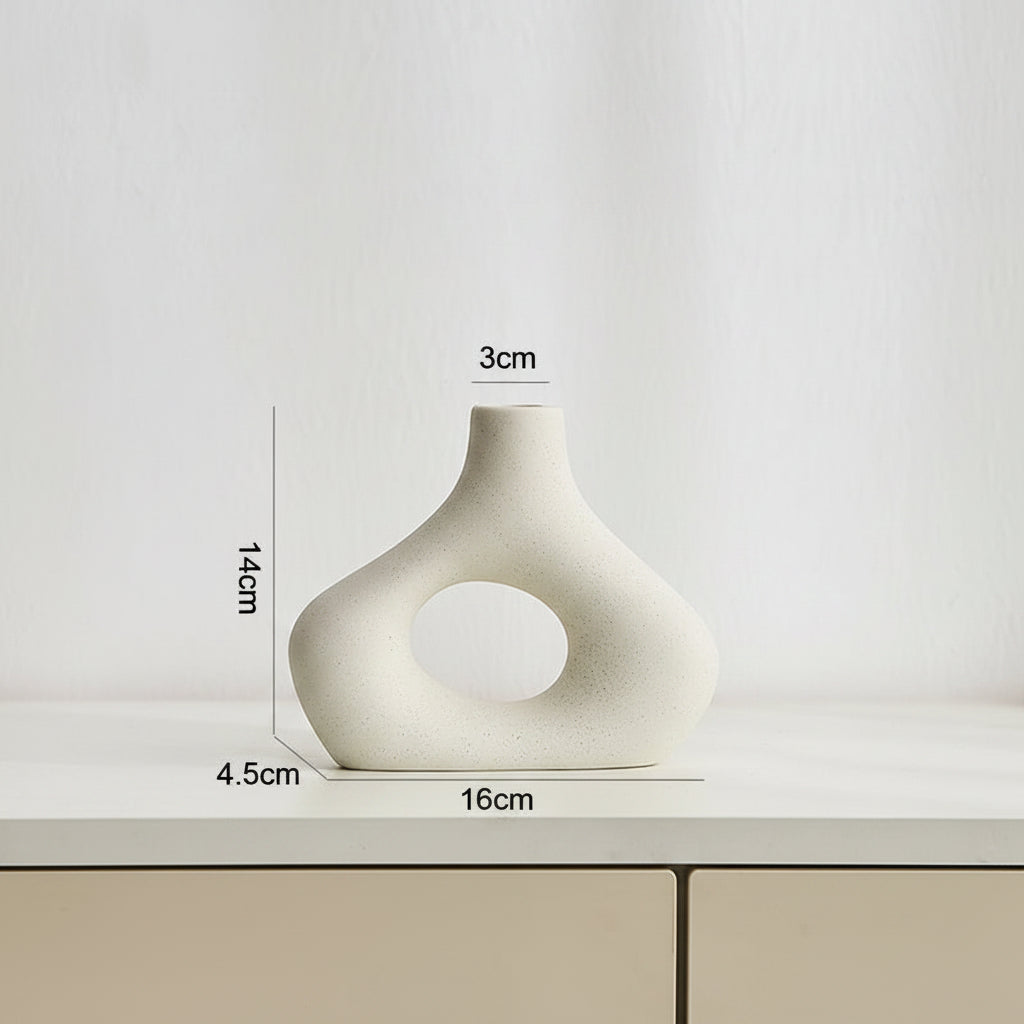 Ceramic Vase – Nordic Minimalist Home Decor