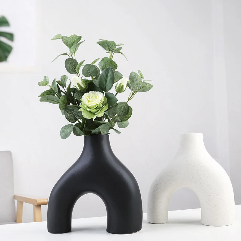 Ceramic Vase – Nordic Minimalist Home Decor