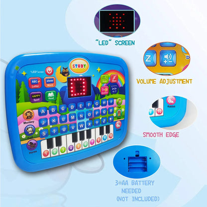 SmartFun 3-in-1 Educational Tablet – Interactive Literacy, Maths & Musical Toy for Kids Aged 3 and Up
