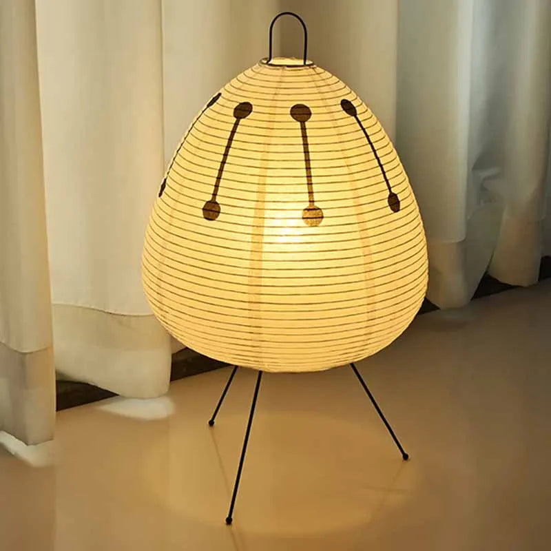 Modern Paper Table Lamp – Minimalist Ambient Light