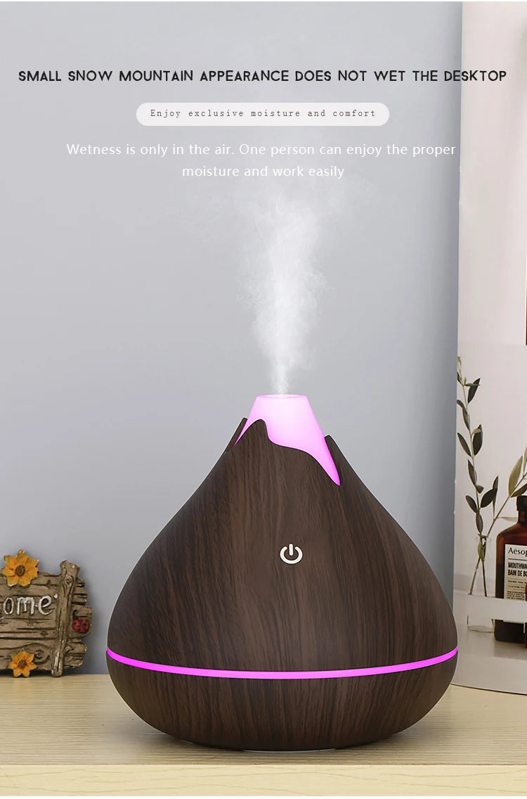 Ultrasonic Aroma Diffuser – Spa & Relaxing Ambient Light