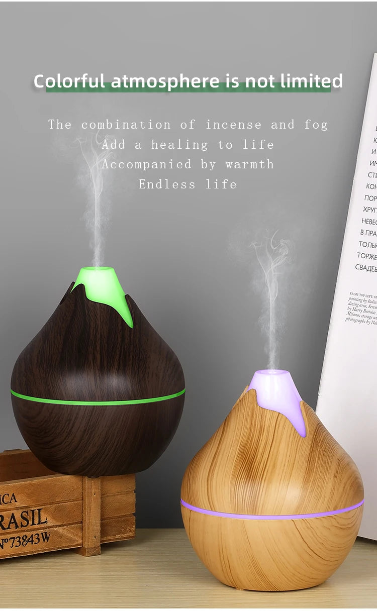 Ultrasonic Aroma Diffuser – Spa & Relaxing Ambient Light