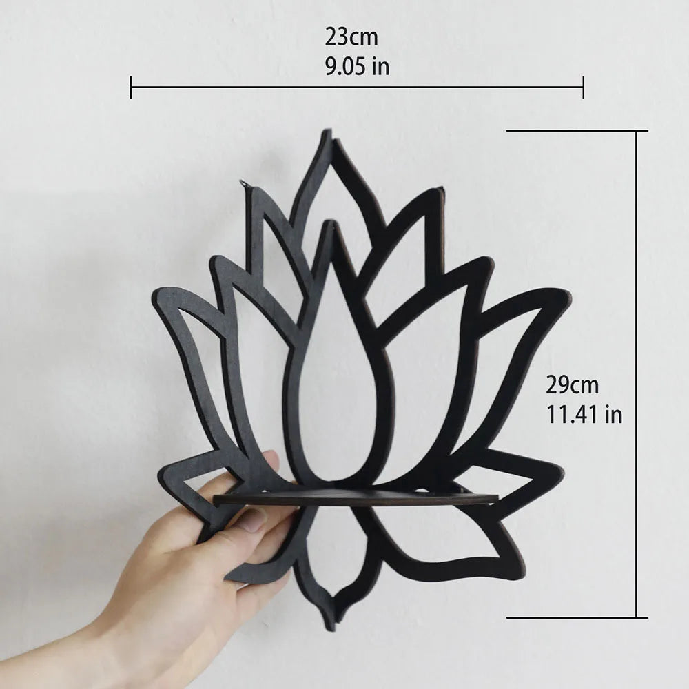 Lotus Floating Wall Shelf