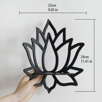 Lotus Floating Wall Shelf