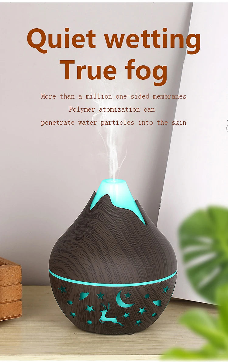 Ultrasonic Aroma Diffuser – Spa & Relaxing Ambient Light