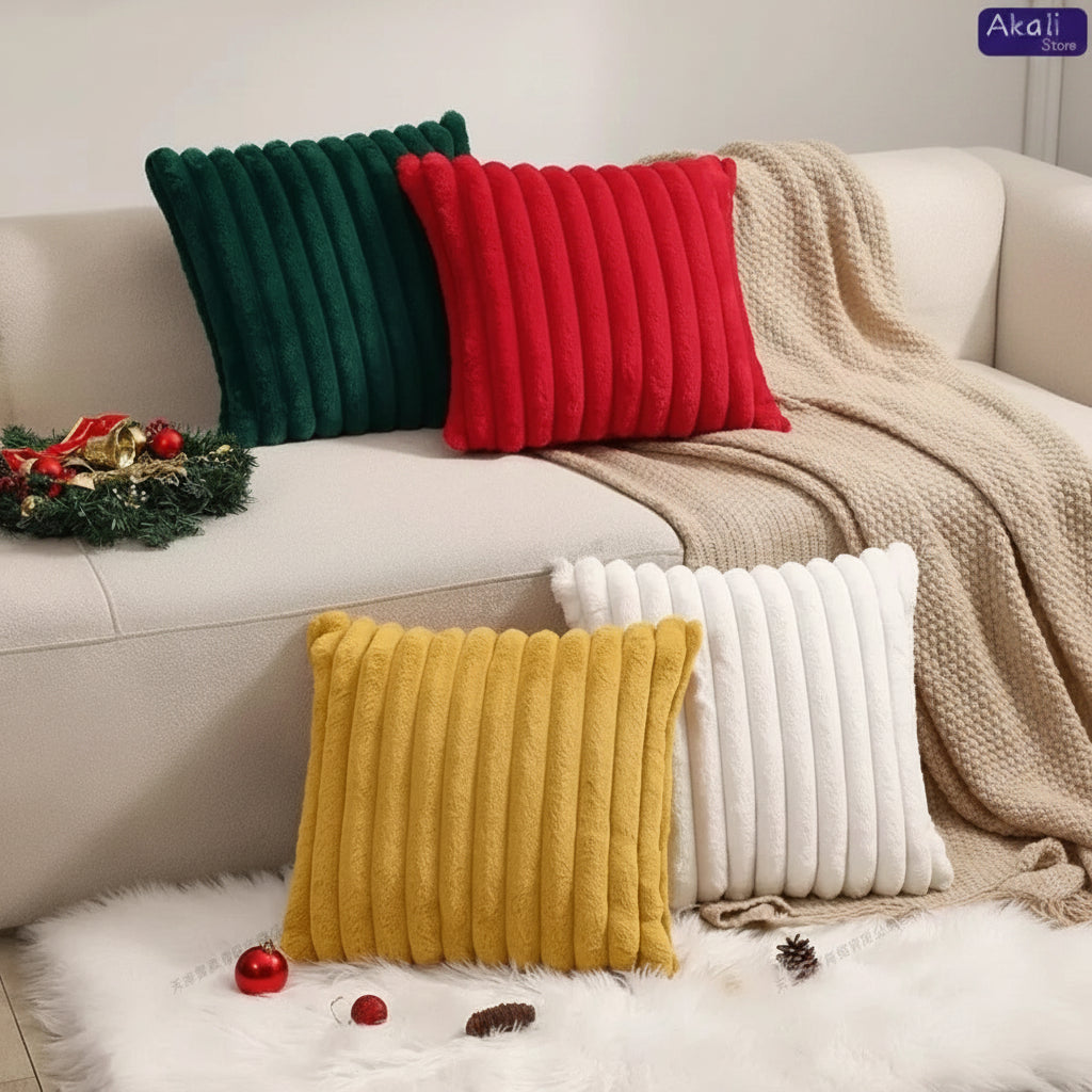 Faux Fur Cushion Cover – Luxury Fluffy Decor