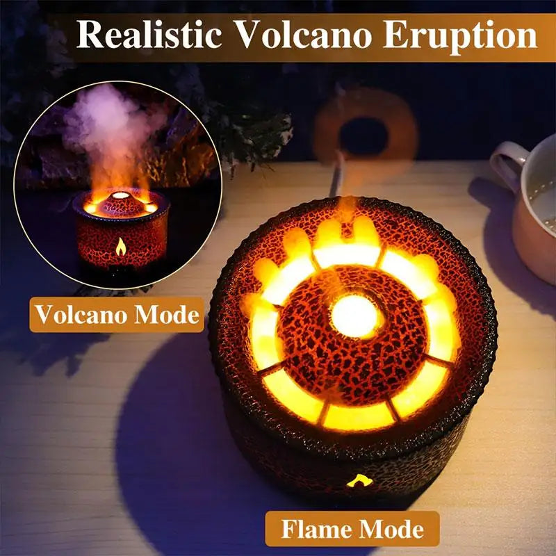 VolcanoGlow – Volcano Aroma with Relaxing LED Light