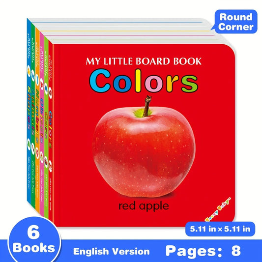 Interactive Baby Card Books – Colourful Sensory Toys for Newborn Development & Early Learning