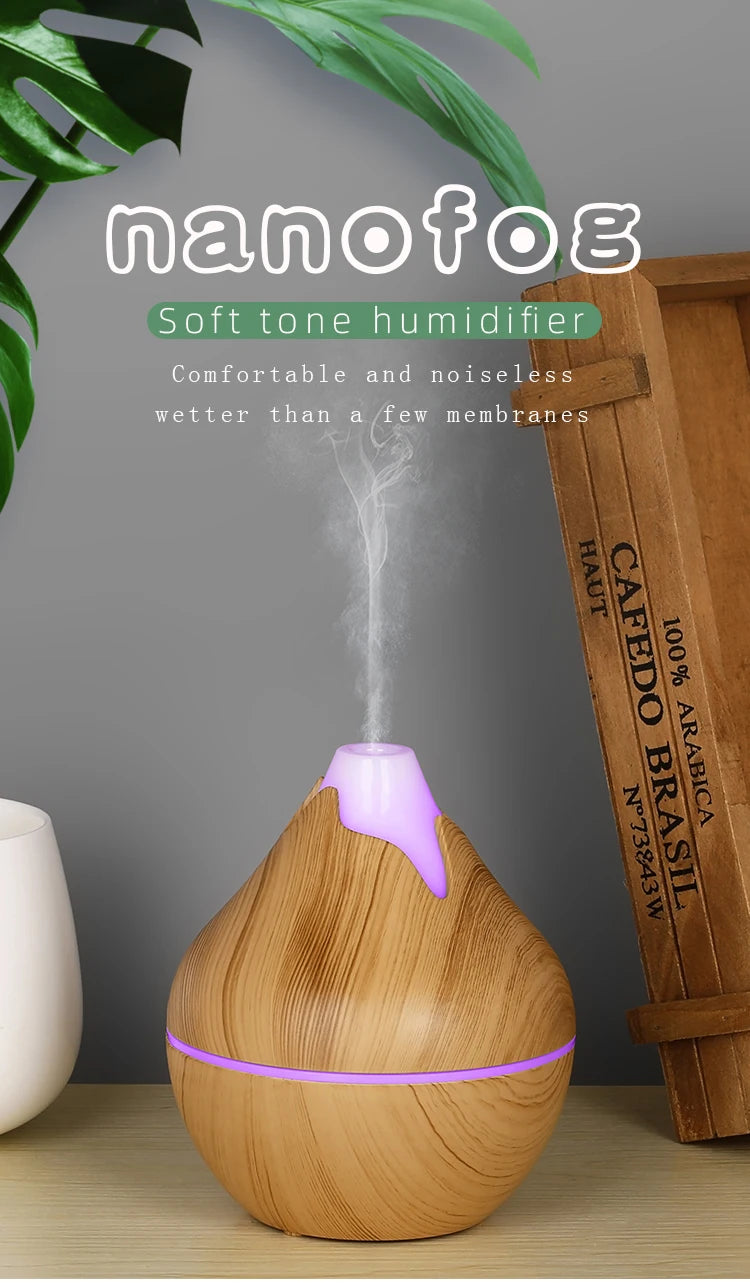 Ultrasonic Aroma Diffuser – Spa & Relaxing Ambient Light