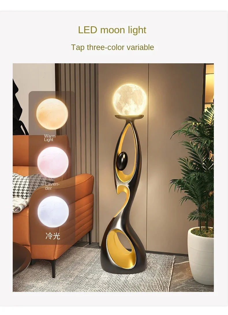 Abstract Dancing Figures Sculpture – Nordic Modern Decor