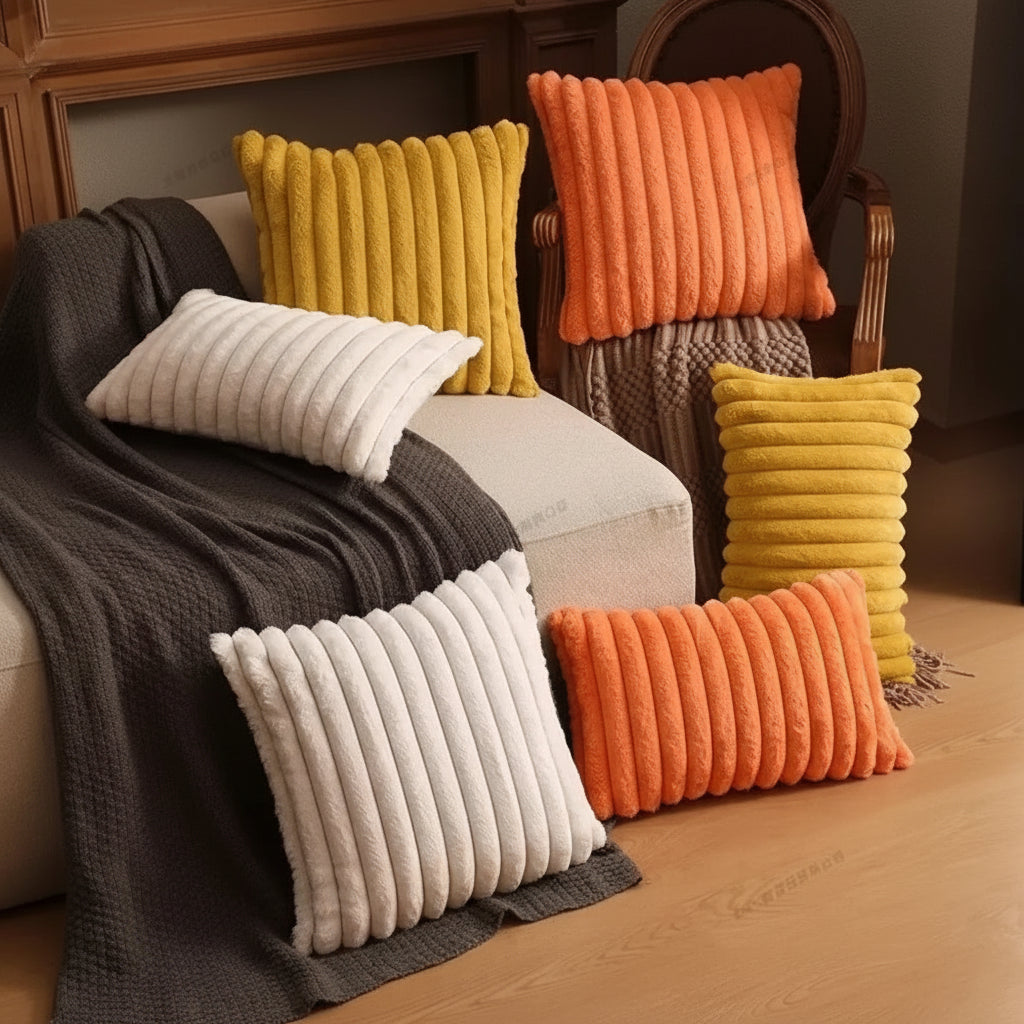 Faux Fur Cushion Cover – Luxury Fluffy Decor