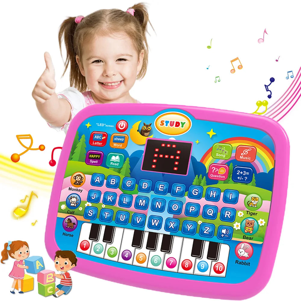 SmartFun 3-in-1 Educational Tablet – Interactive Literacy, Maths & Musical Toy for Kids Aged 3 and Up