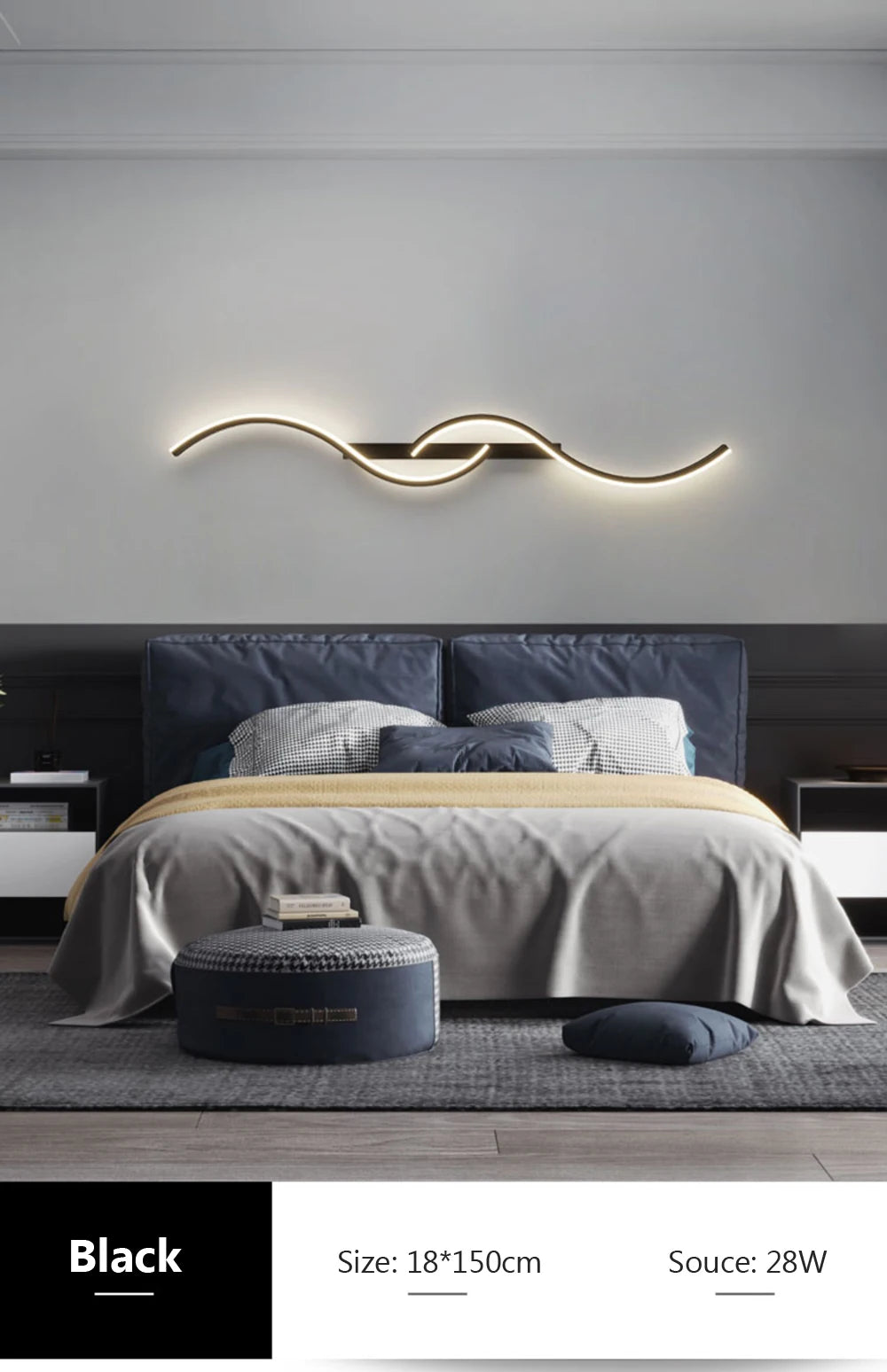 AuraLine Wall Lamp – Minimalist Ambient Lighting