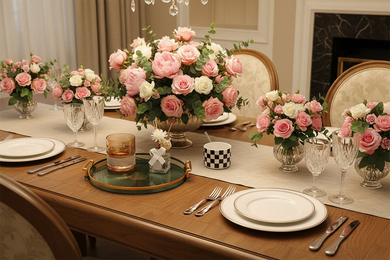 Elegant Wooden Serving Tray – Modern Home Entertaining