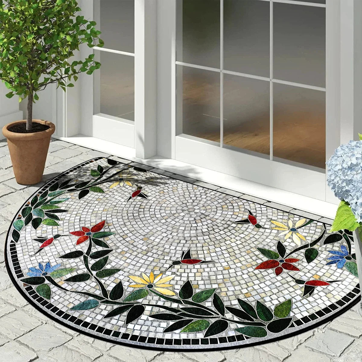 Half-Moon Outdoor Doormat