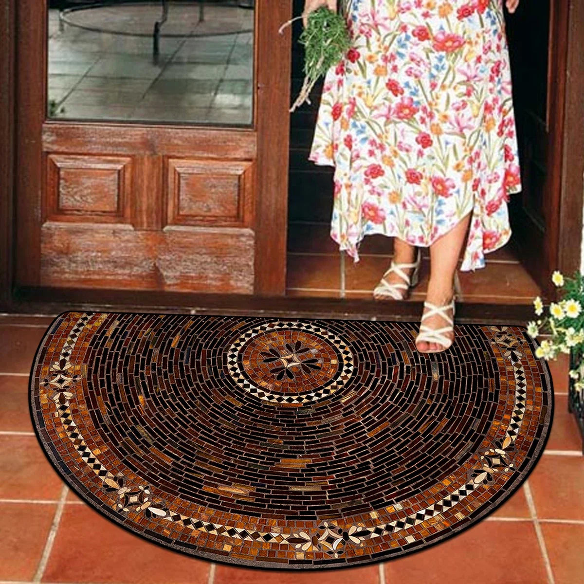 Half-Moon Outdoor Doormat