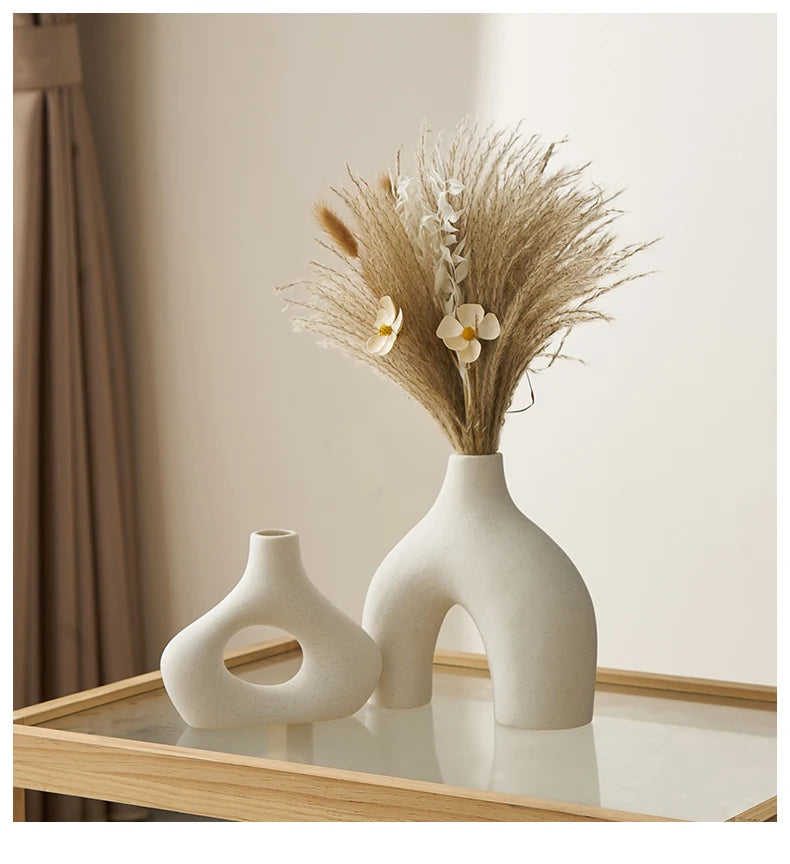 Ceramic Vase – Nordic Minimalist Home Decor