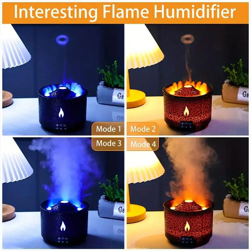 VolcanoGlow – Volcano Aroma with Relaxing LED Light