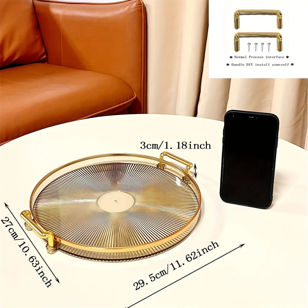 Elegant Wooden Serving Tray – Modern Home Entertaining