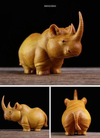 Thuja Wood Animal Figurines