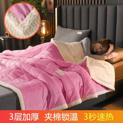 Coral Fleece Thick Blanket – Autumn/Winter