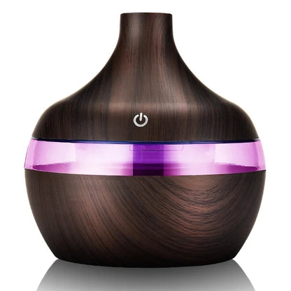 CalmHaven Ultrasonic Aroma Diffuser – 300ml Cool Mist Electric Humidifier for Relaxing Spaces