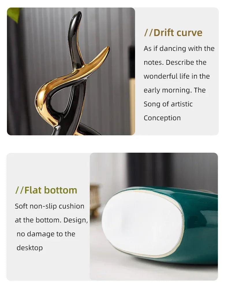 Nordic Ceramic Figurines – Scandinavian Home Decor