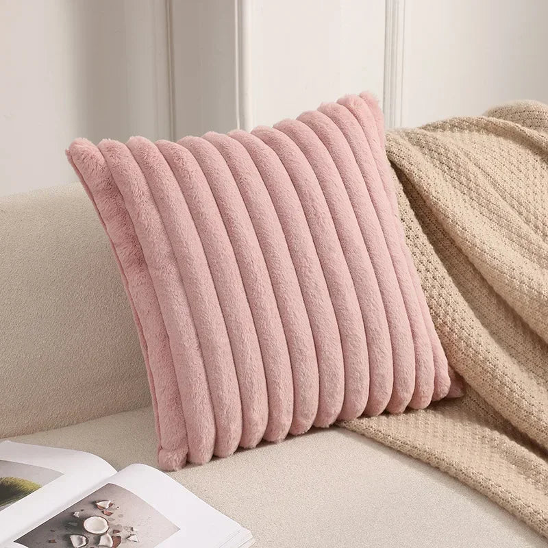 Faux Fur Cushion Cover – Luxury Fluffy Decor