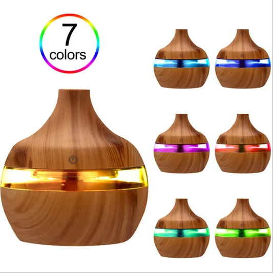 CalmHaven Ultrasonic Aroma Diffuser – 300ml Cool Mist Electric Humidifier for Relaxing Spaces
