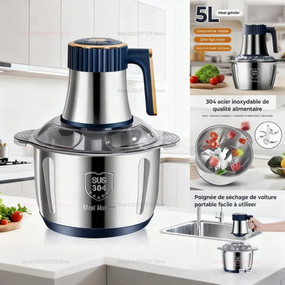 Stainless Steel Electric Food Grinder