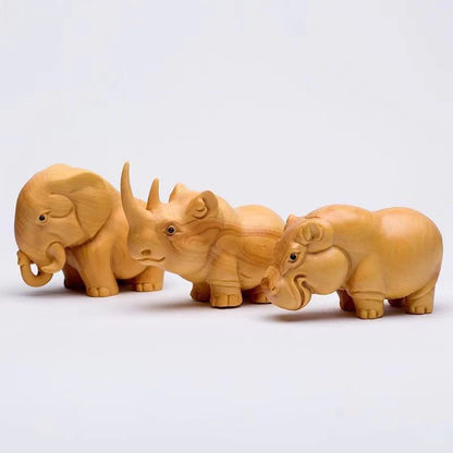 Thuja Wood Animal Figurines