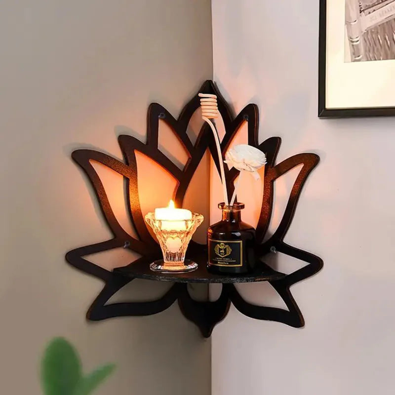 Lotus Floating Wall Shelf