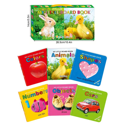 Interactive Baby Card Books – Colourful Sensory Toys for Newborn Development & Early Learning