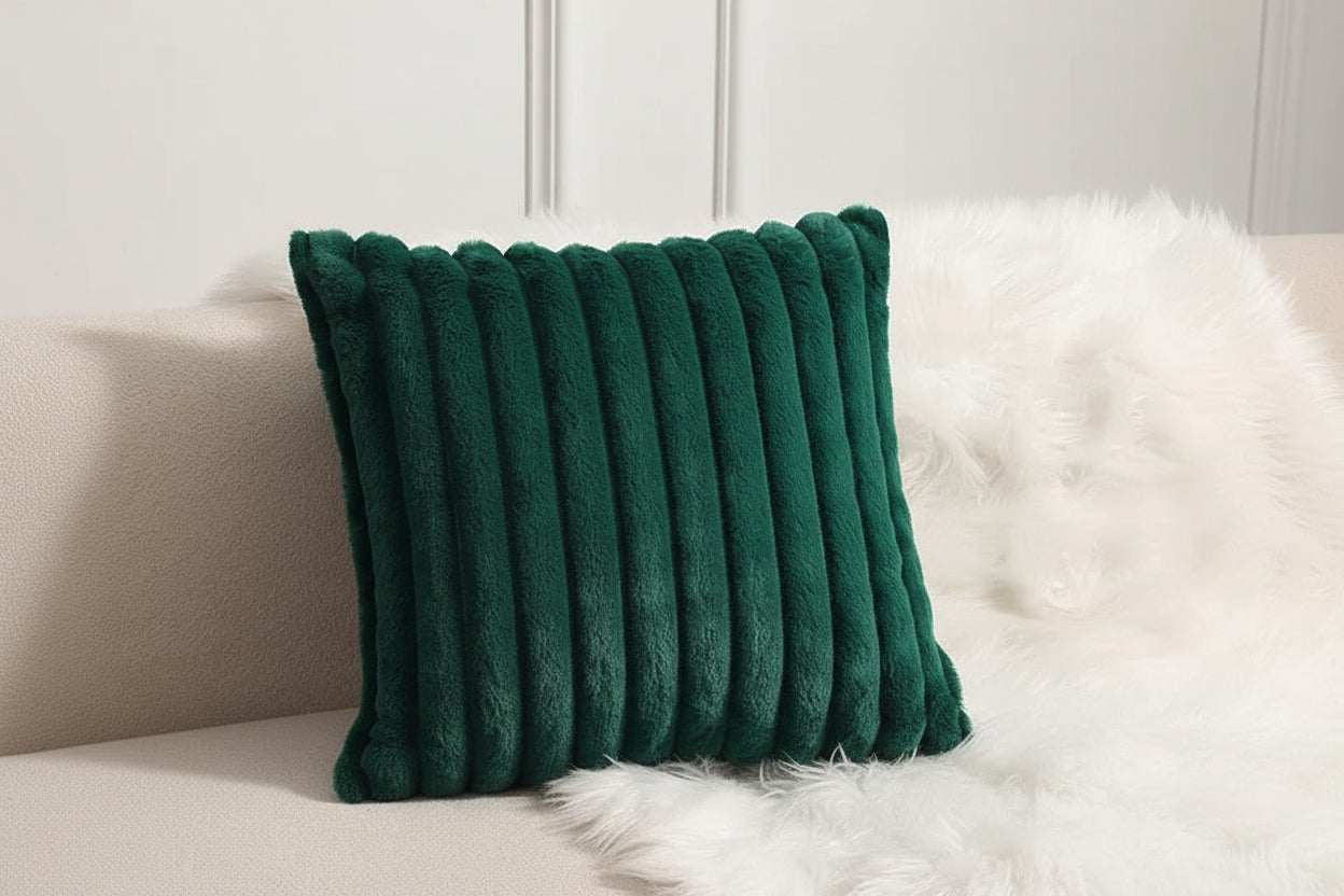Faux Fur Cushion Cover – Luxury Fluffy Decor