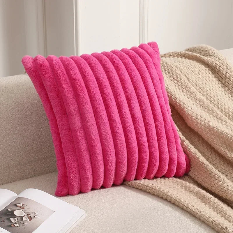 Faux Fur Cushion Cover – Luxury Fluffy Decor