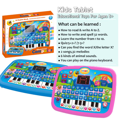 SmartFun 3-in-1 Educational Tablet – Interactive Literacy, Maths & Musical Toy for Kids Aged 3 and Up