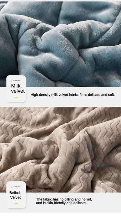 Coral Fleece Thick Blanket – Autumn/Winter