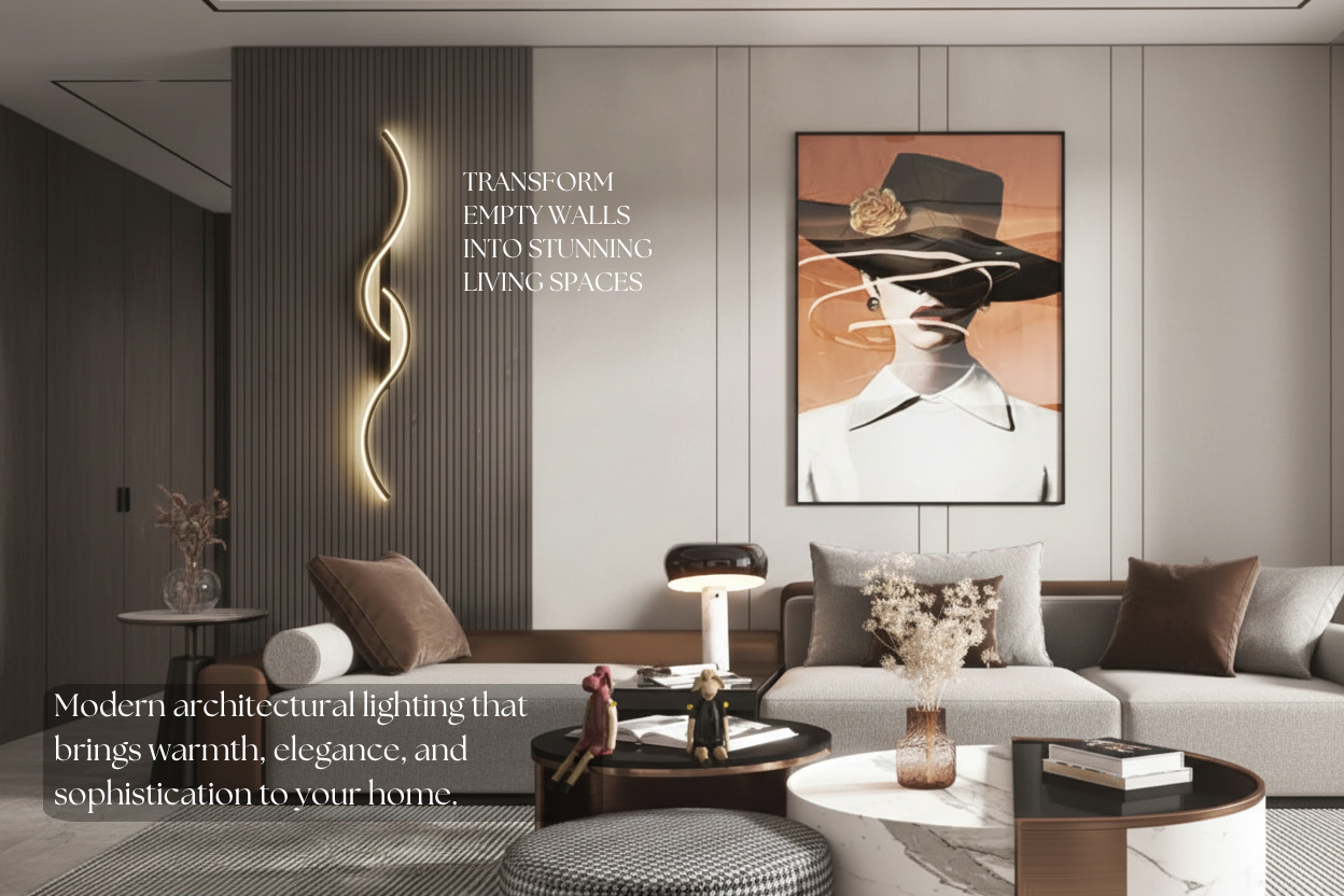 AuraLine™ Modern LED Wall Light
